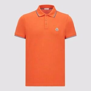 Moncler collared shirt- orange